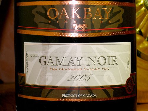 Oak Bay, Gamay Noir ('05)
