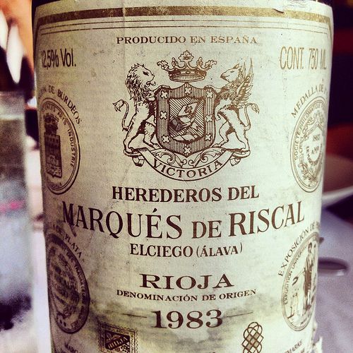 1983 Marques de Riscal Rioja at Troquet www.troquetboston.com