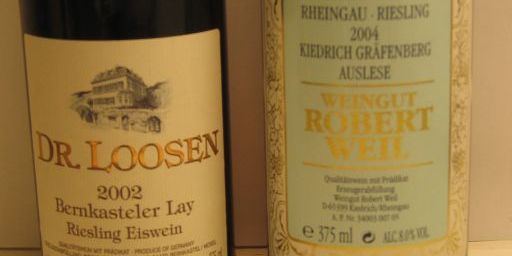 Dr Loosen and Robert Weil wine bottles.jpg