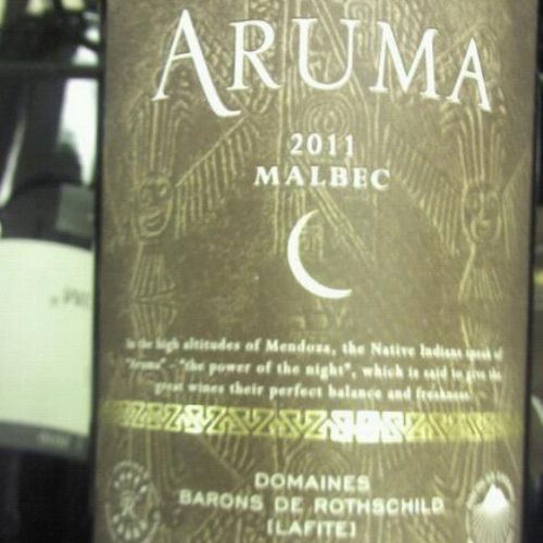 Wine Of The Day: Bodega Caro Aruma 2011 Malbec. A Catena And Barons De Rothschild Mendoza Project. 750ml $14.99 Tasting Great!
