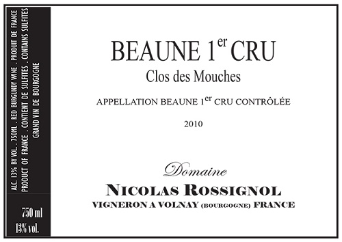Rossignol Beaune clos des Mouches 2010 front.indd