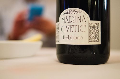 white wine from Abruzzo, Italy