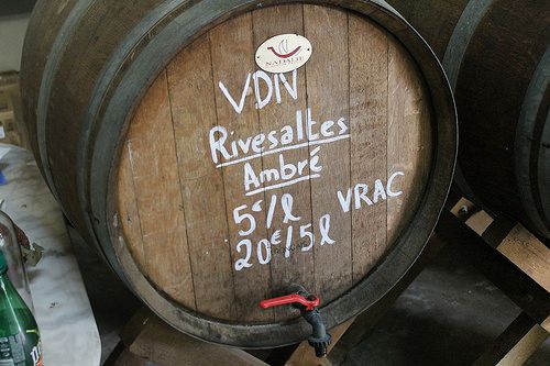 The ambr? was a naturally sweet wine (vin doux naturel).