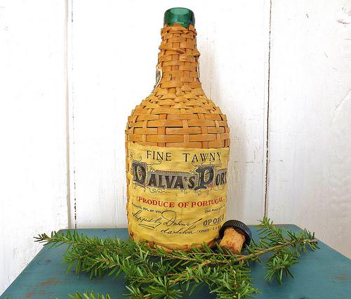 All Bottled Up… Vintage Demijohn Wicker Bottle Wicker Wrapped Wine Bottle Wicker Bottle - InWithTheOld