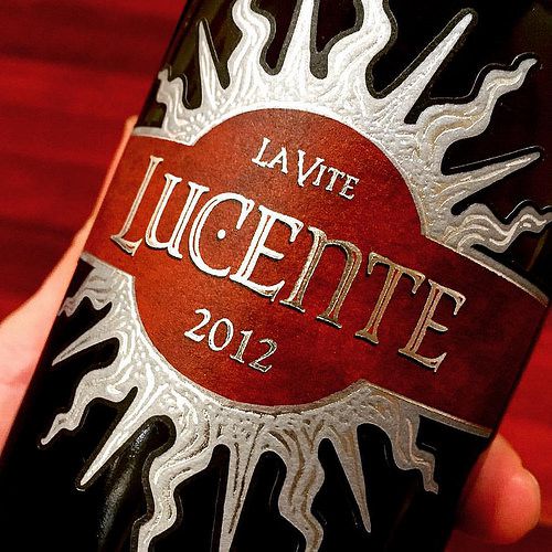 2012 La Vite Lucente from Tenuta Luce Della Vite. This baby super Tuscan from Luce della Vite is powerful and full body with black cherry and spices. Delicious now but I think it will get better in a couple of years. 75% Merlot and 25% Sangiovese. The fla