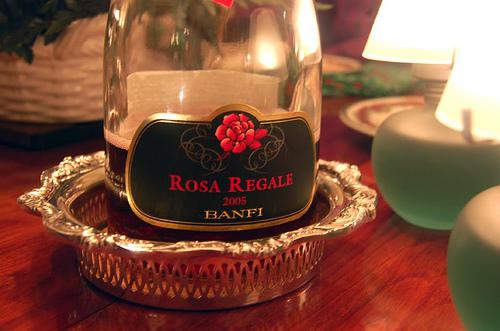 Kilgore Dinner: 2005 Banfi Rosa Regale Brachetto d'Acqui