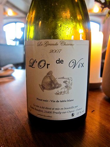 2007 L'Or de Vix Pinot Noir, Vin de Table Blanc, Elodie Beaufort (Bourgogne)