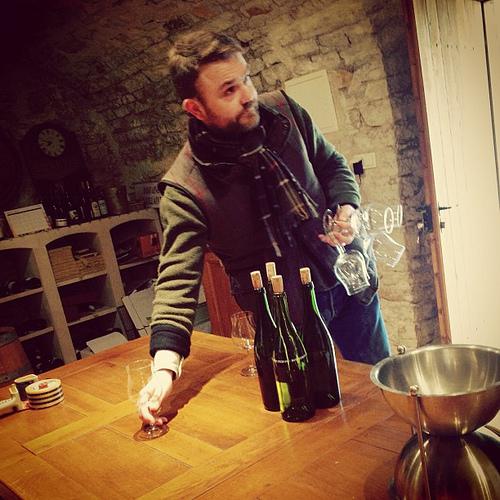 Pierre de Benoist at Domaine de Villaine (master of Aligoté) 2011 Bouzeron, today fruit, tomorrow mineral.. #bouzeron #burgundy #bourgogne #wine #winegasm #vine #vin #vin #sommelier #tasting #aligote  #devillaine #instagood #instagram #food #foodie #linke