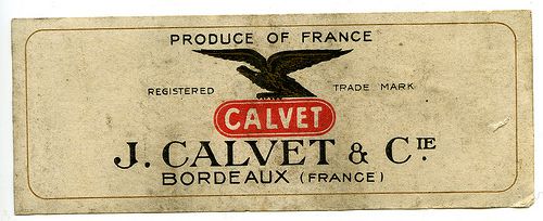 J. Calvet and Cie Bordeaux (France) Calvet Label ( n.d.)