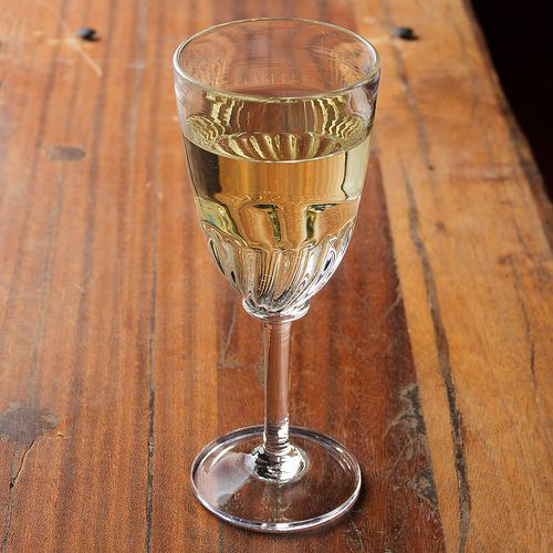 White Wine Glasses by Simon Pearce