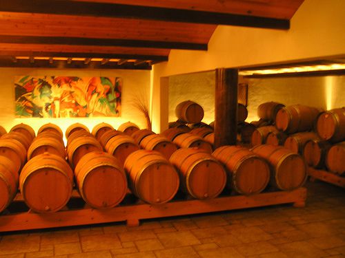Barrell Room at Domaine Lapeyre B?arn