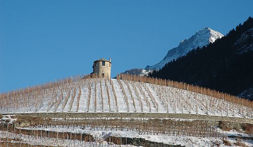 Les Crêtes di Charrère, Valle d'Aosta in inverno