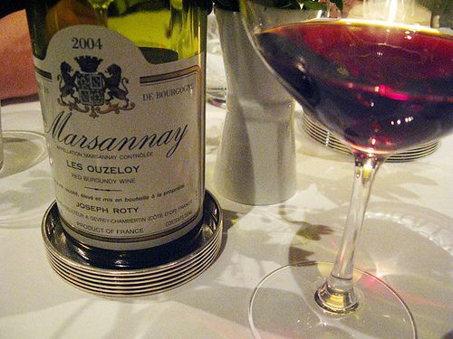 2nd wine: Marsannay pinot noir