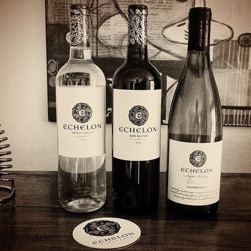 Wine samplings from Echelon Vineyard