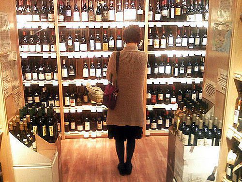 wine shopping