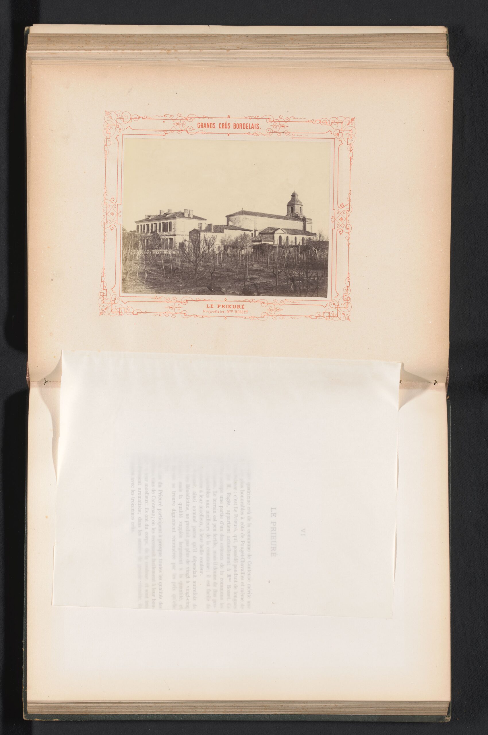 1860年代のル・プリューレの建物を載せたアルバム資料