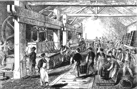 1879年の書籍に描かれたヴェルズネイのマムの圧搾所