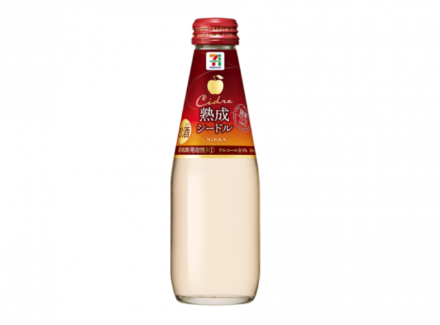 国産リンゴ100%の「セブンプレミアム 熟成シードル」数量限定で発売